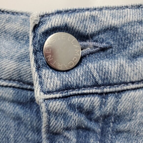 Stella McCartney Classic Blue Jeans with Stars sz 28 - Picture 5 of 13